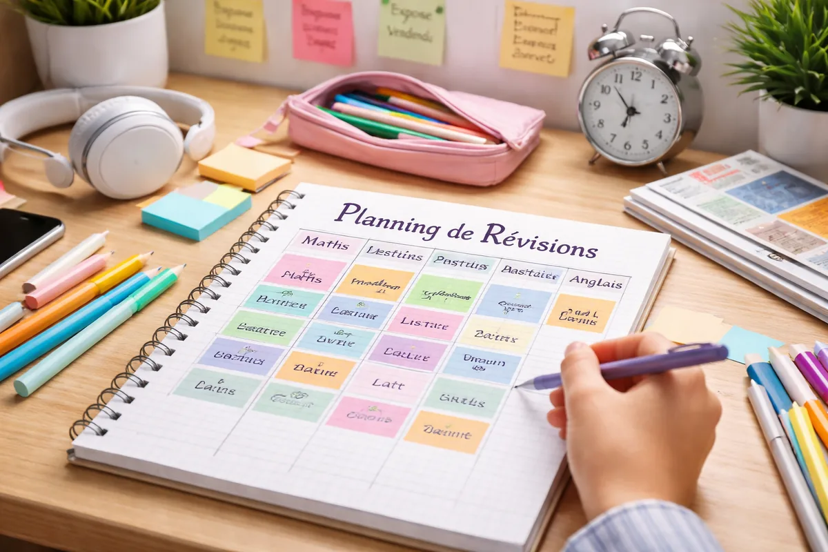 Comment créer un planning de révisions gratuit pour le Bac et le Brevet